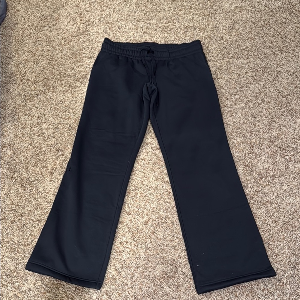 Under Armour Black Track Pants Sleek Joggers